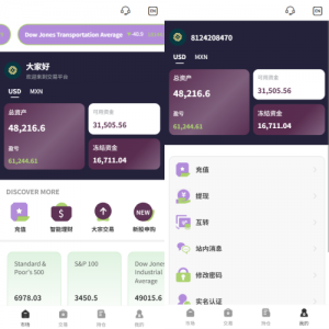 多语言海外股票系统/大宗交易/新股认购/产品理财